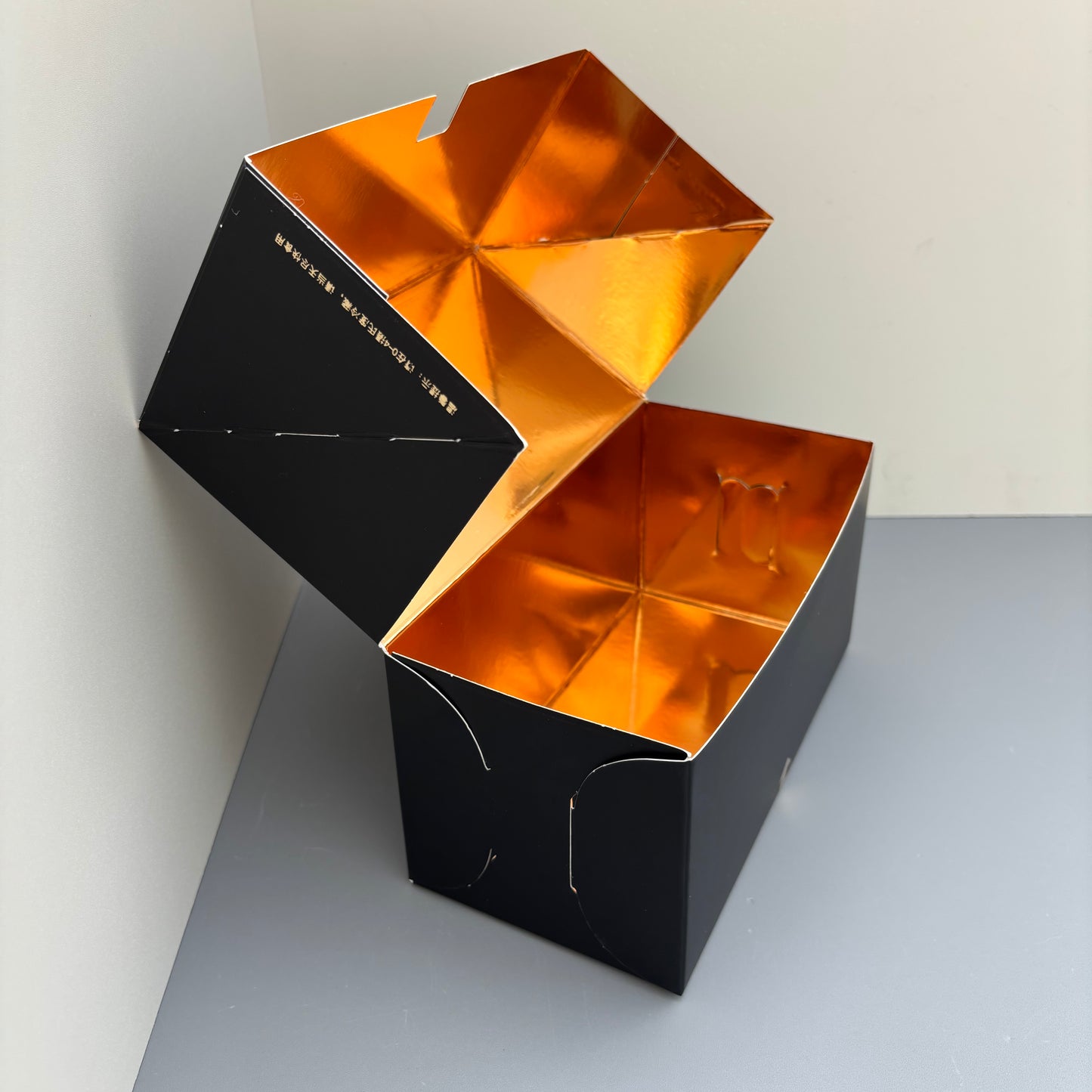 10PCS Rose Gold Paper Card Box for 2 Mini Cakes