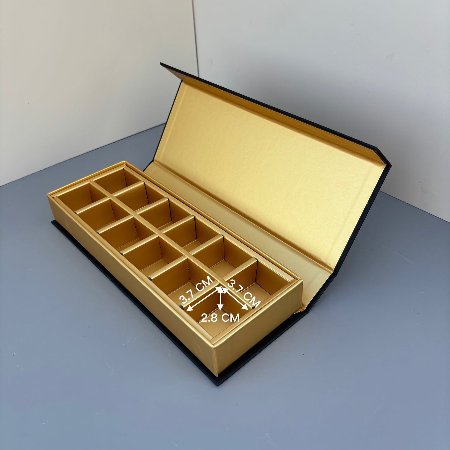 10PCS 12-cells Luxury Chocolate Bonbon Box and Bag