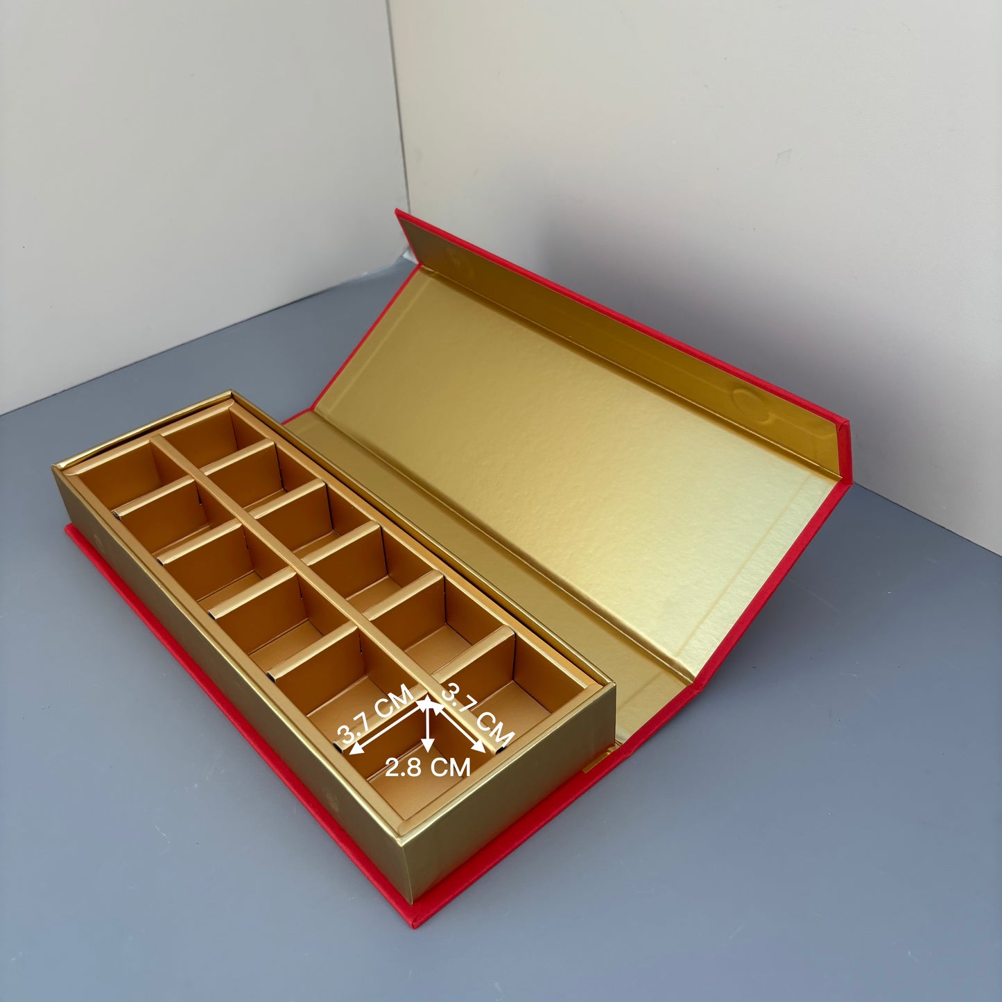 10PCS 12-cells Luxury Chocolate Bonbon Box and Bag