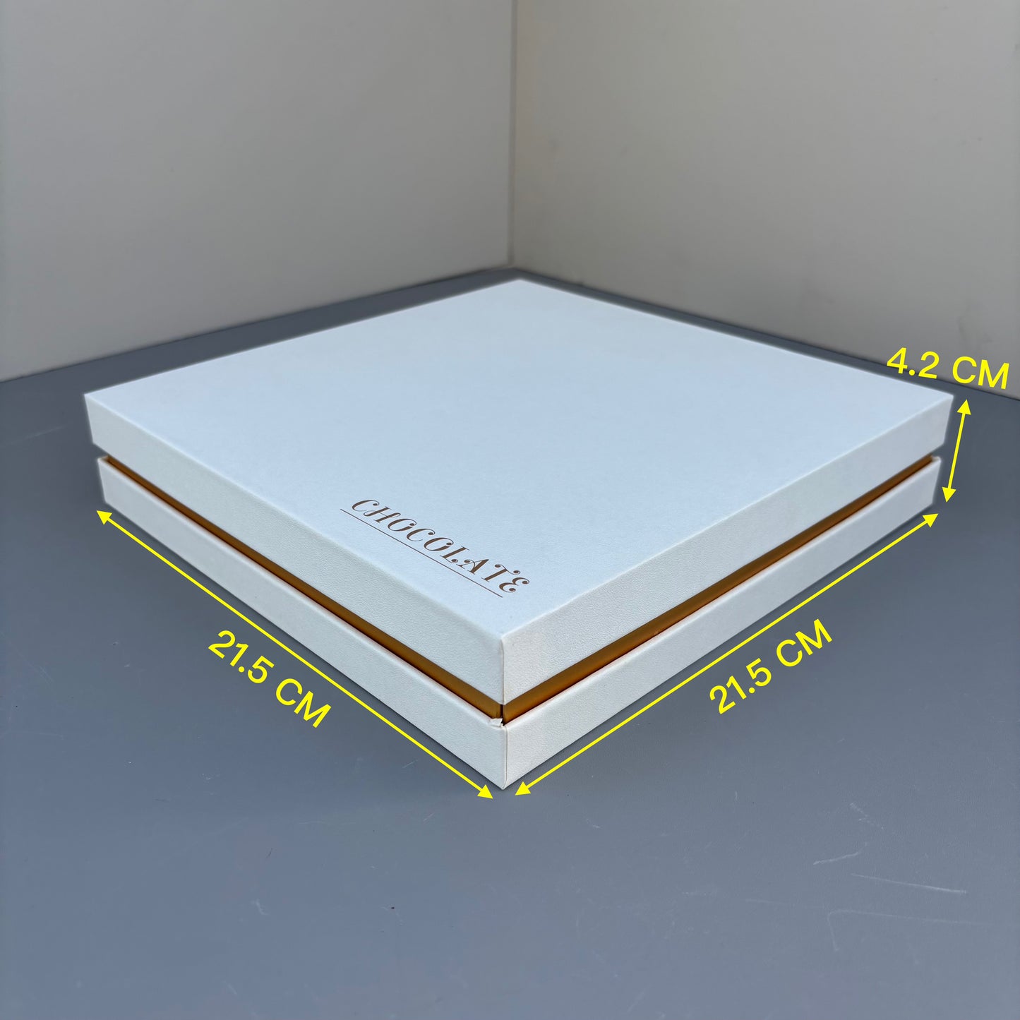 10PCS Luxury White Valentine's Day 25-cells Chocolate Gift Boxes