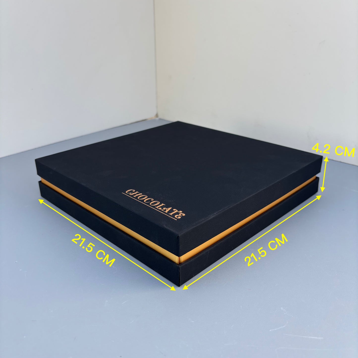 10PCS Luxury Black Valentine's Day 25-cells Chocolate Gift Box