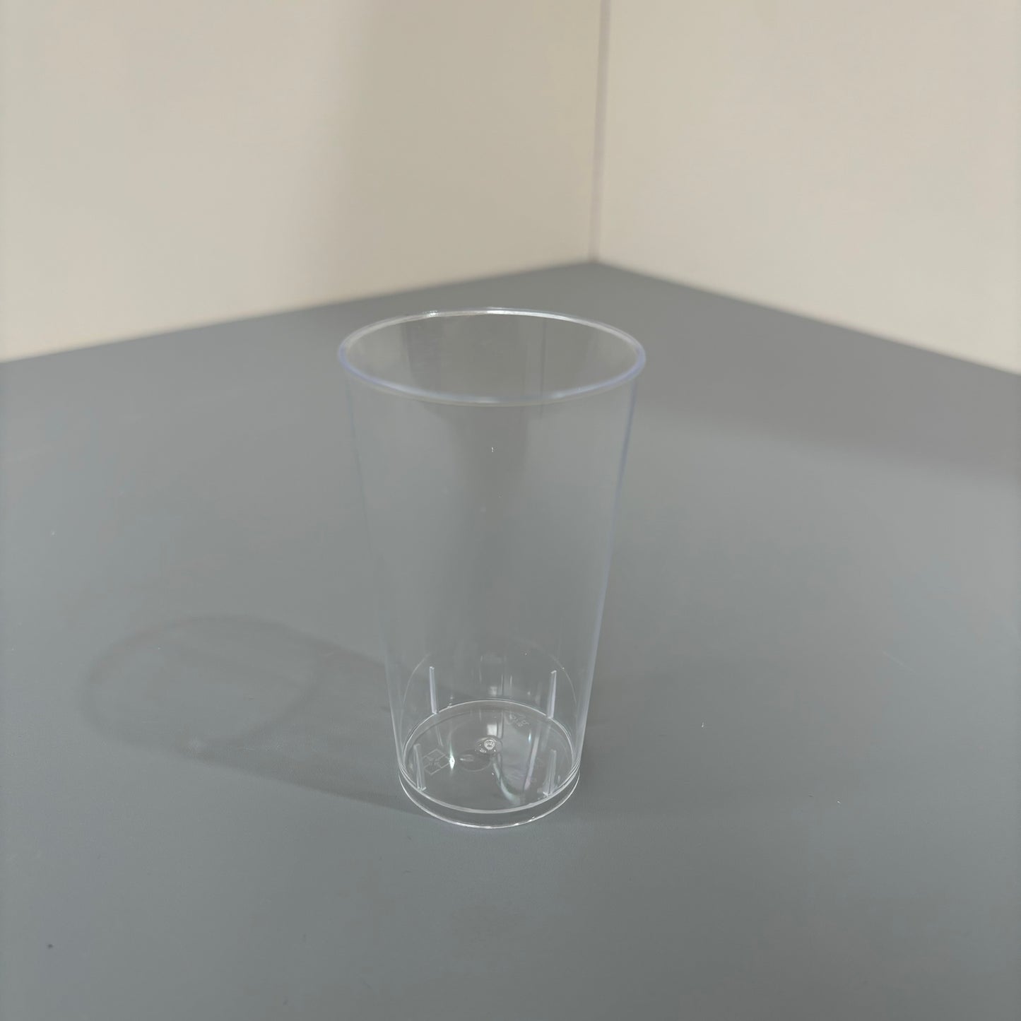 100PCS 3OZ clear acrylic round shooter cup with clear spoon