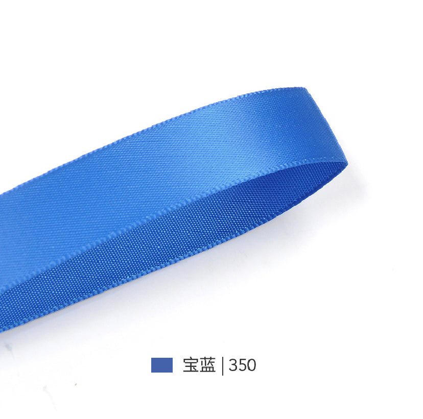 Cinta de raso de doble cara serie azul
