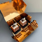 10PCS Rose Gold Paper Card Box for 2 Mini Cakes