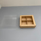 10PCS 4/9/16/25-cells kraft chocolate box with clear sleeve