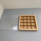 10PCS 4/9/16/25-cells kraft chocolate box with clear sleeve