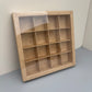 10PCS 4/9/16/25-cells kraft chocolate box with clear sleeve