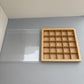 10PCS 4/9/16/25-cells kraft chocolate box with clear sleeve