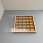 10PCS 4/9/16/25-cells kraft chocolate box with clear sleeve