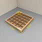 10PCS 4/9/16/25-cells kraft chocolate box with clear sleeve