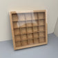 10PCS 4/9/16/25-cells kraft chocolate box with clear sleeve