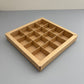 10PCS 4/9/16/25-cells kraft chocolate box with clear sleeve