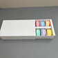 20PCS 12-macarons white paper drawer box