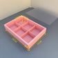 20PCS 6-compartments mooncake & cookies box with clear sleeve