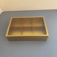 20PCS 6-compartments mooncake & cookies box with clear sleeve