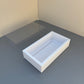 20PCS White Paper Base Box With Clear Lid for cookies & strawberries