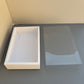 20PCS White Paper Base Box With Clear Lid for cookies & strawberries
