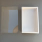 20PCS White Paper Base Box With Clear Lid for cookies & strawberries