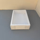 20PCS White Paper Base Box With Clear Lid for cookies & strawberries