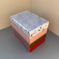 20PCS 6-compartments mooncake & cookies box with clear sleeve