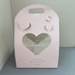 5 Boxes Pink Butterfly & Heart Cake Flower Box