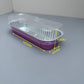 100PCS 200ML Aluminum Bakery Pan Baking with Clear Cover