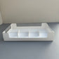 10 Boxes 4-cakesicles paper inserts white base box with clear cover