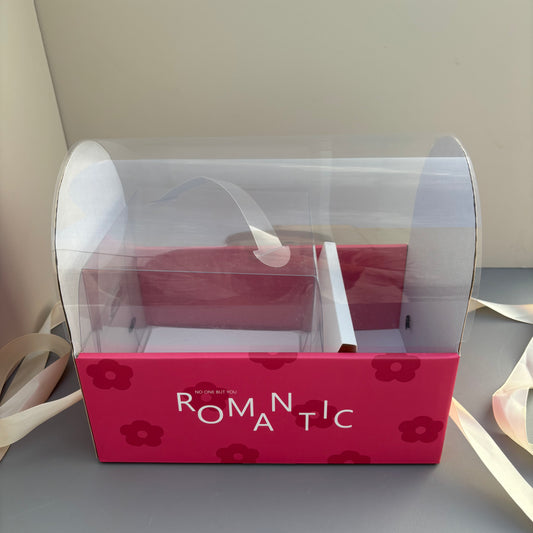 5 Boxes Red Flower & Cake Box