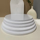 10 PCS Cake Drums Round 1/2 Inch Thick Waterproof Greaseproof White/Black Cake Board