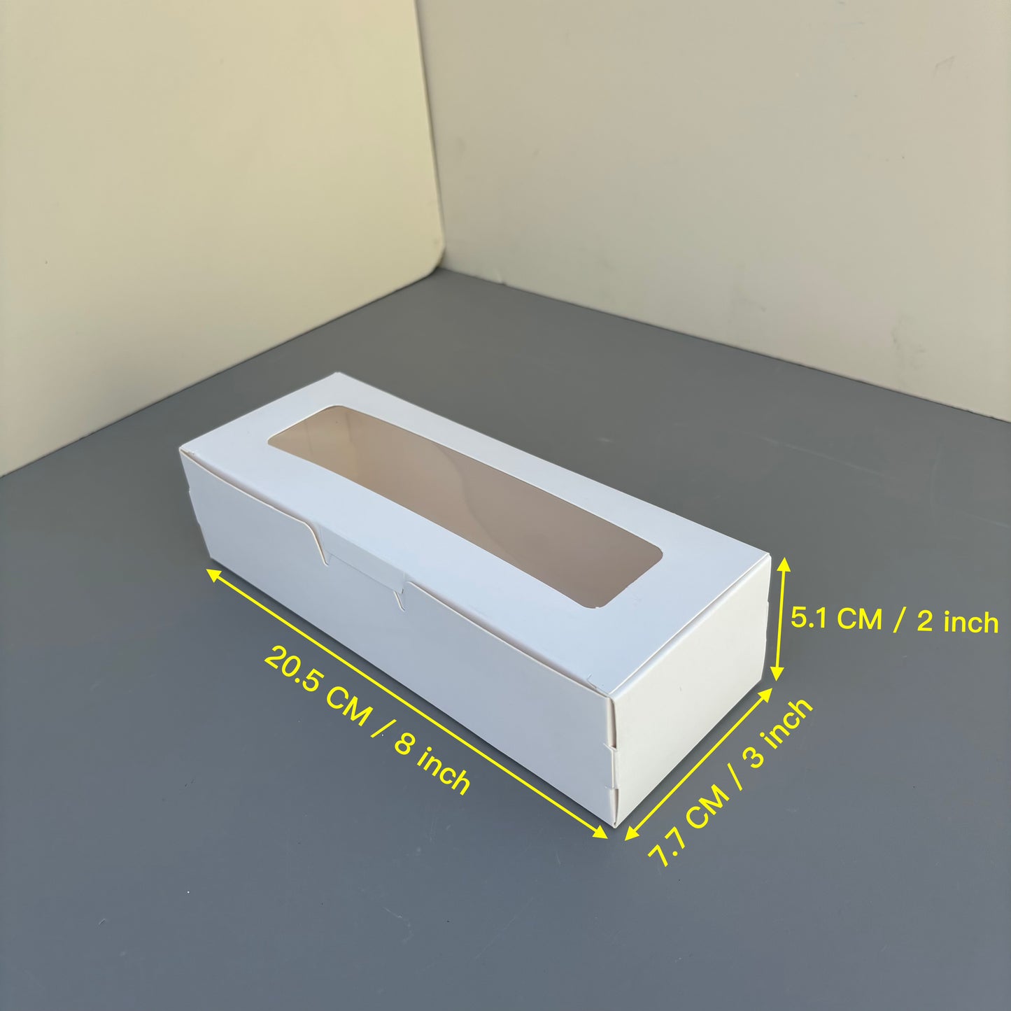 50PCS the Bulk Puff Pastry Box with window