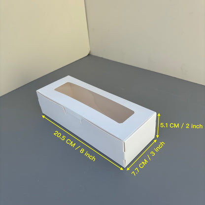 50PCS the Bulk Puff Pastry Box with window