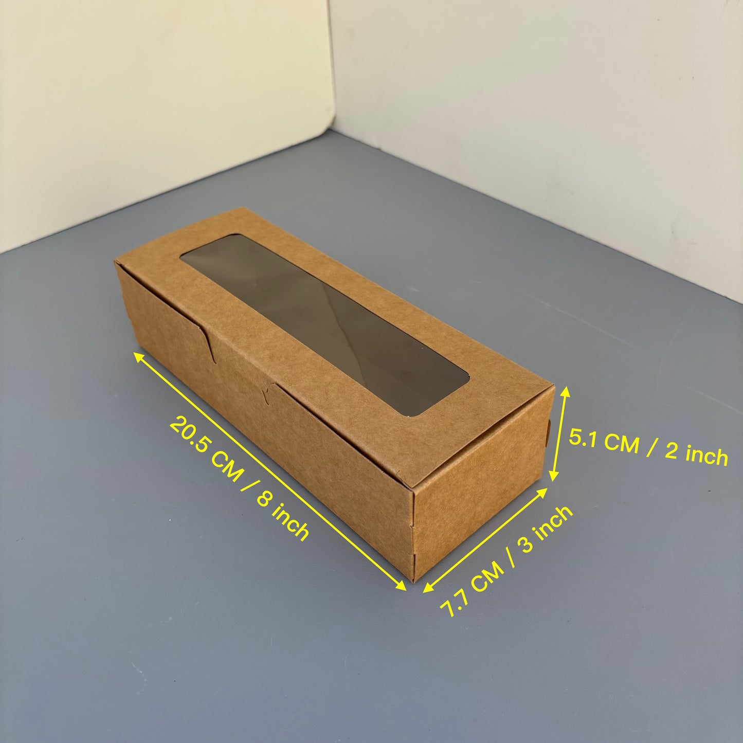 50PCS the Bulk Puff Pastry Box with window