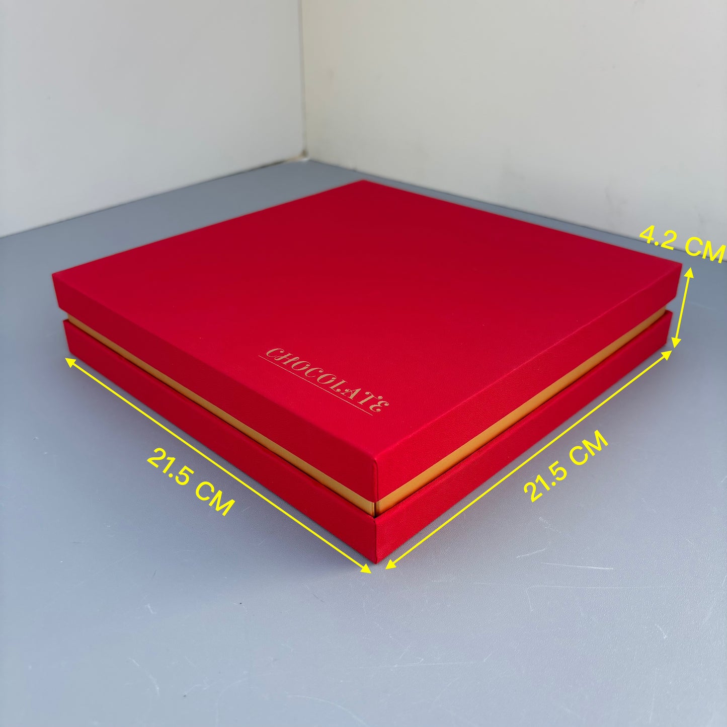 10PCS Luxury Red Valentine's Day 25-cells Chocolate Gift Box
