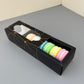 20PCS Small Black Gold Stamping Paper Drawer Box for Macaron