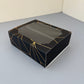 20PCS Big Black Gold Stamping Paper Drawer Box for Macaron