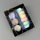 20PCS Big Black Gold Stamping Paper Drawer Box for Macaron