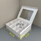 20PCS 12-compartments wholesale white bakery paper box with window