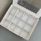 20PCS 12-compartments wholesale white bakery paper box with window