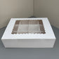 20PCS 12-compartments wholesale white bakery paper box with window