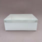 10PCS White Paper Base Pastry Box With Clear Lid