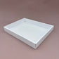 10PCS White Paper Base Clear Cover Box for Dessert Charcuterie Pastry - Big