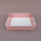 20PCS macaron & strawberries paper base box with clear lid