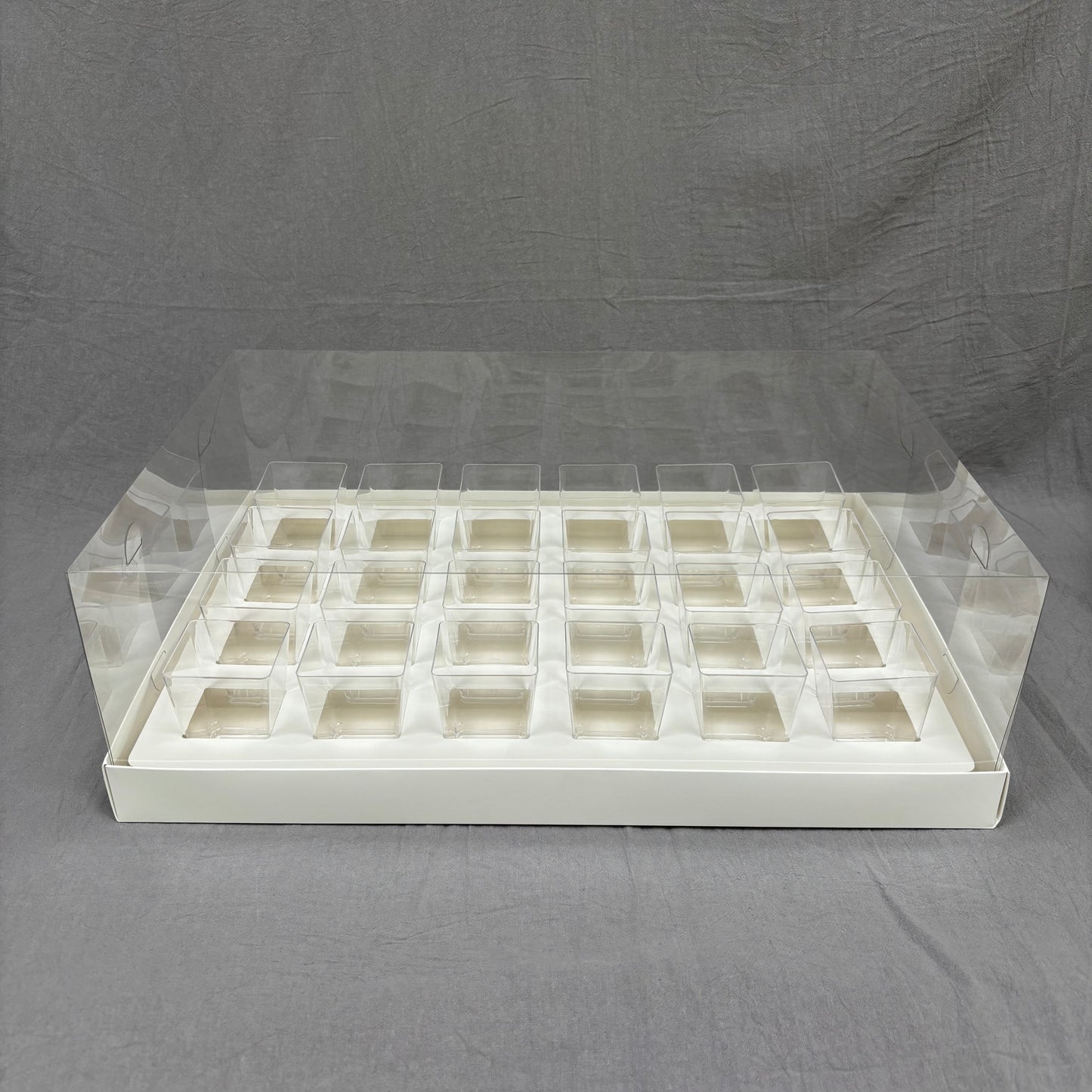 10 Boxes 24-count 5OZ shooter square dessert cup box