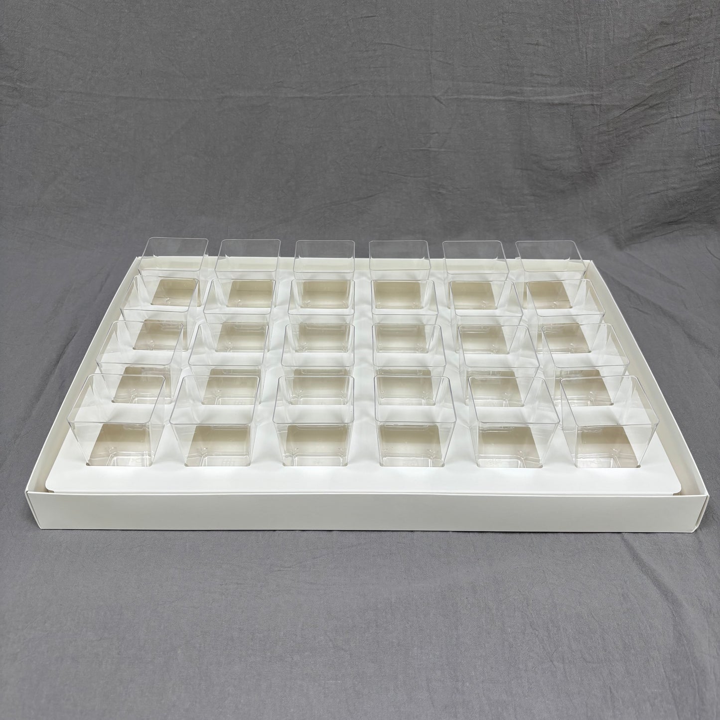 10 Boxes 24-count 5OZ shooter square dessert cup box