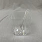 100PCS 5OZ Clear Acrylic Square Shooter Cup with Clear Spoon