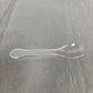 100PCS 5OZ Clear Acrylic Square Shooter Cup with Clear Spoon