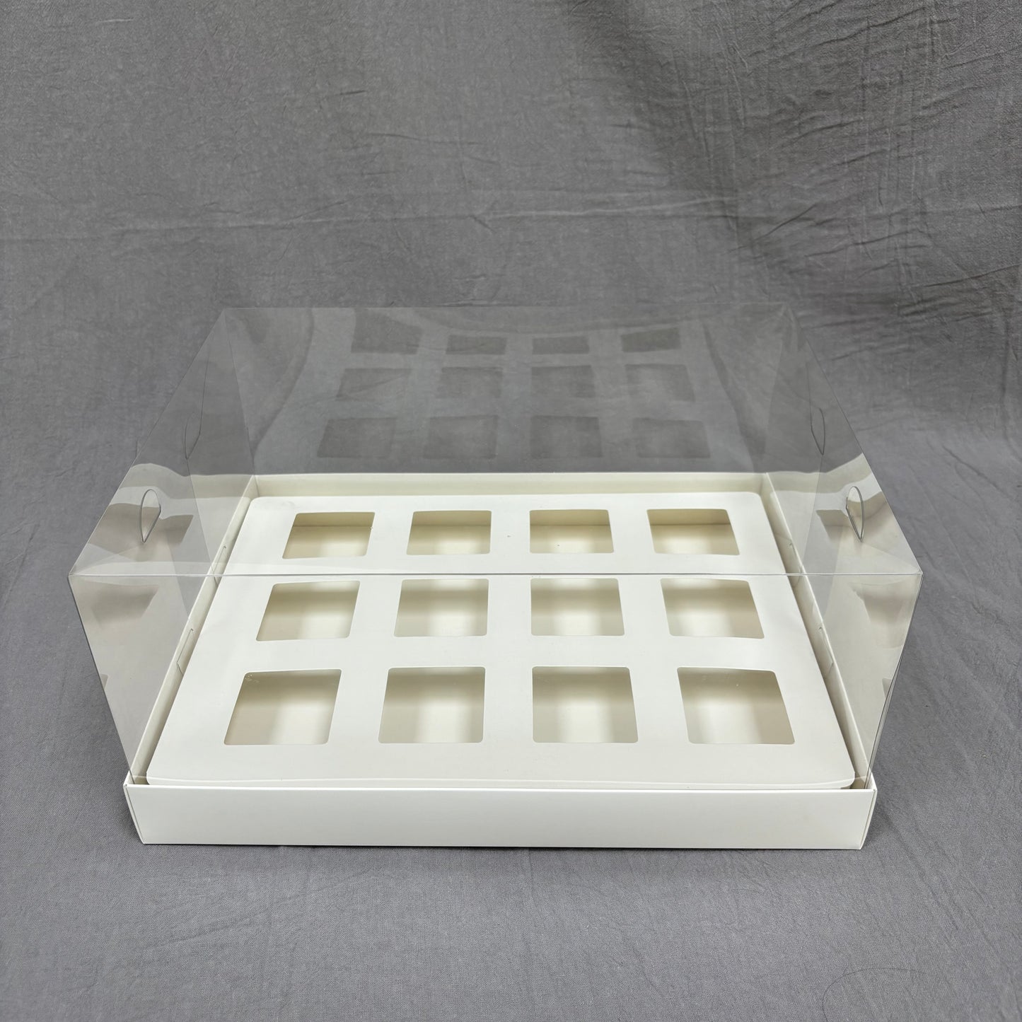 10 Boxes 12-count 5OZ Shooter Square Dessert Cup Box
