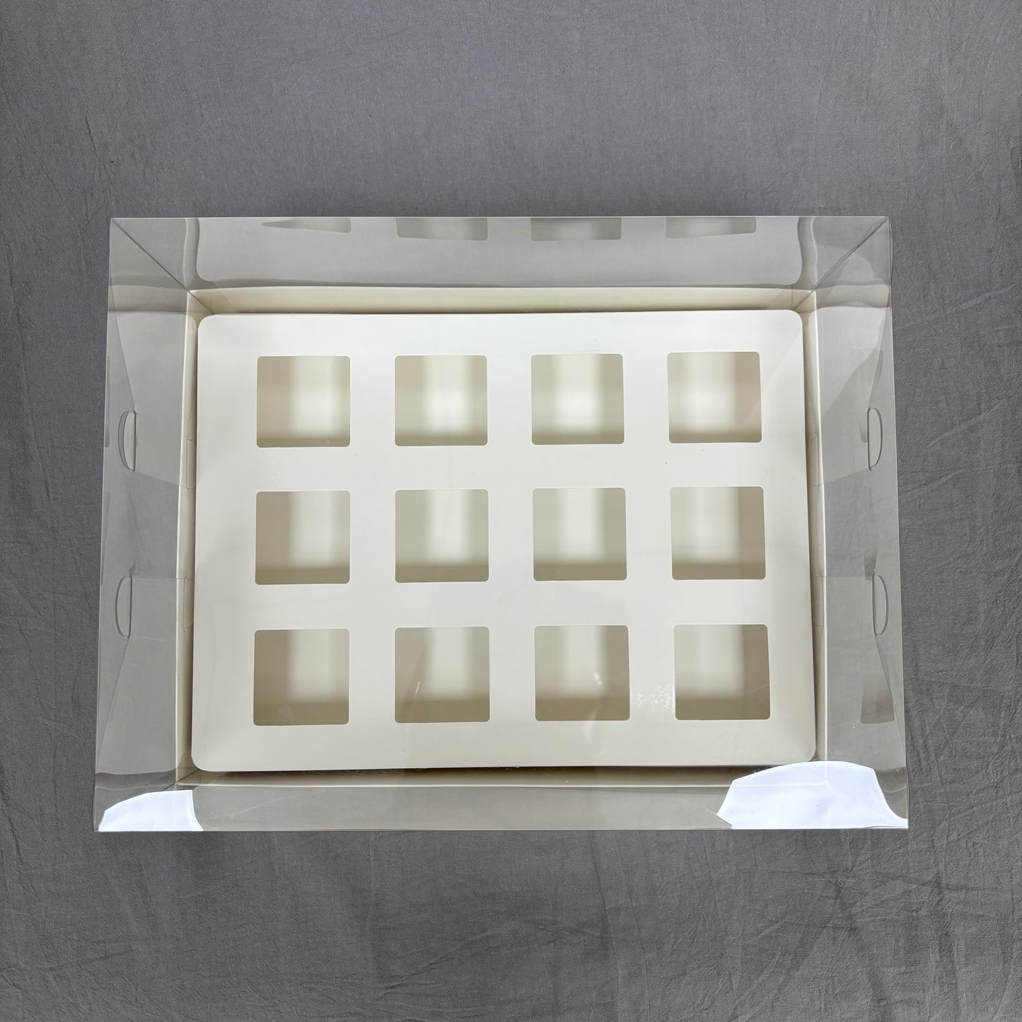 10 Boxes 12-count 5OZ Shooter Square Dessert Cup Box
