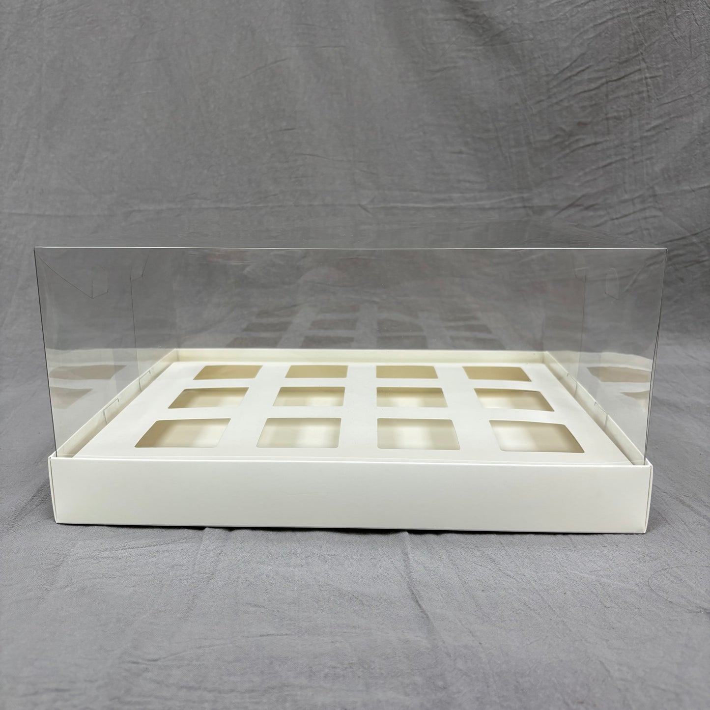 10 Boxes 12-count 5OZ Shooter Square Dessert Cup Box