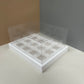10 boxes 12-count 3.4OZ square shooter box with clear lid